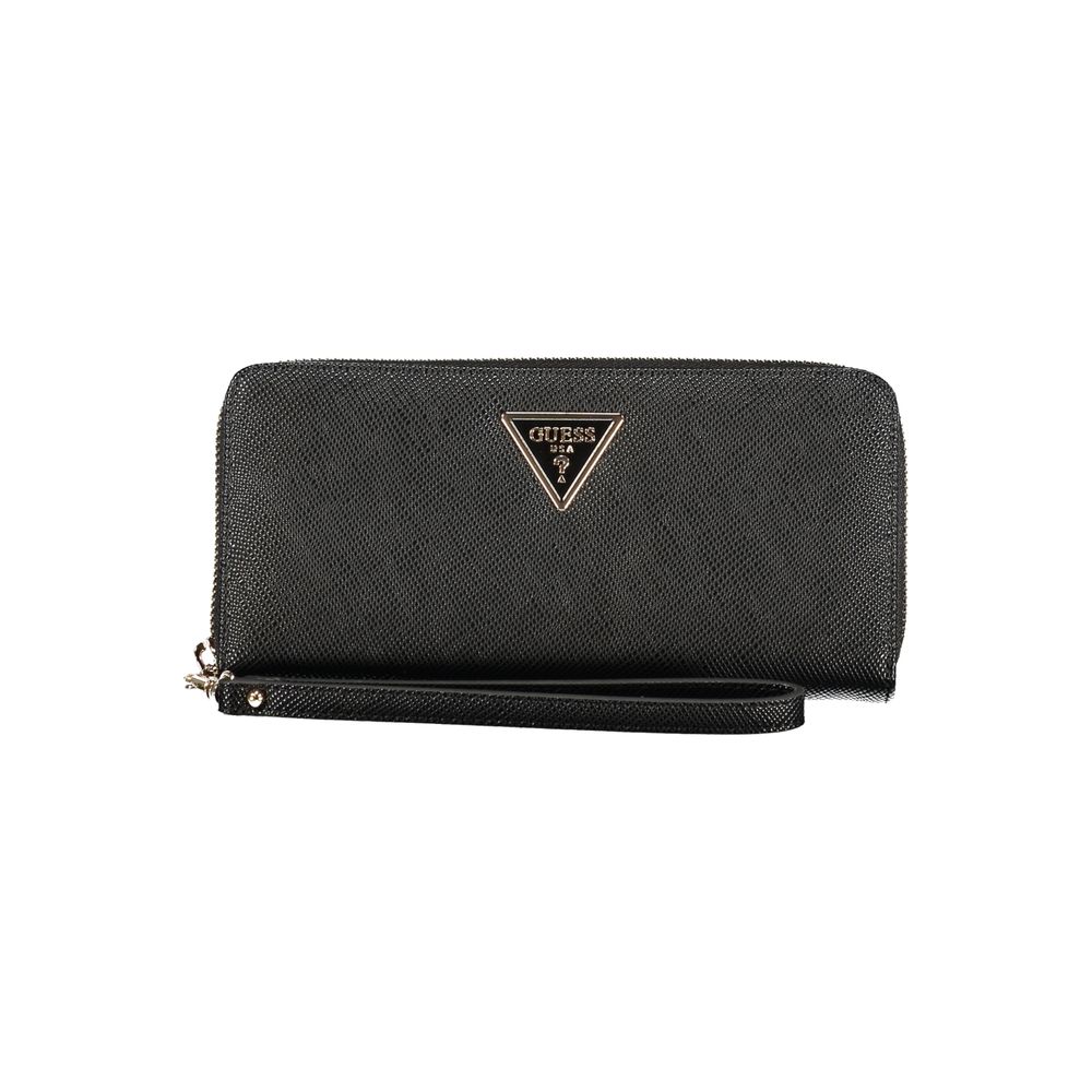 Guess Jeans Black wallet made of polyethylene